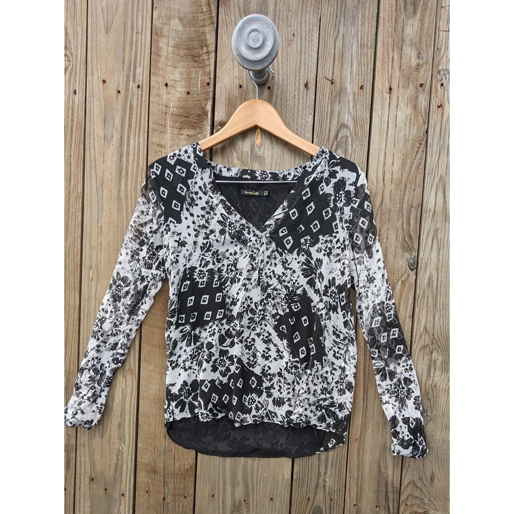 Mossimo Dutti Mulberry Silk Blouse 4